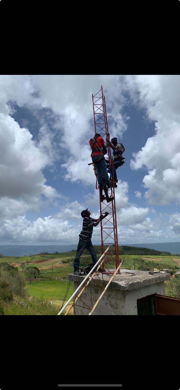 Xtrinet technician carrying out telecommunications field work