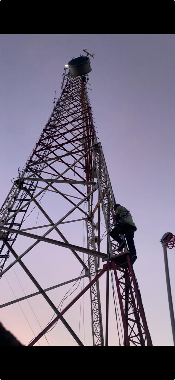 Xtrinet technician carrying out telecommunications field work